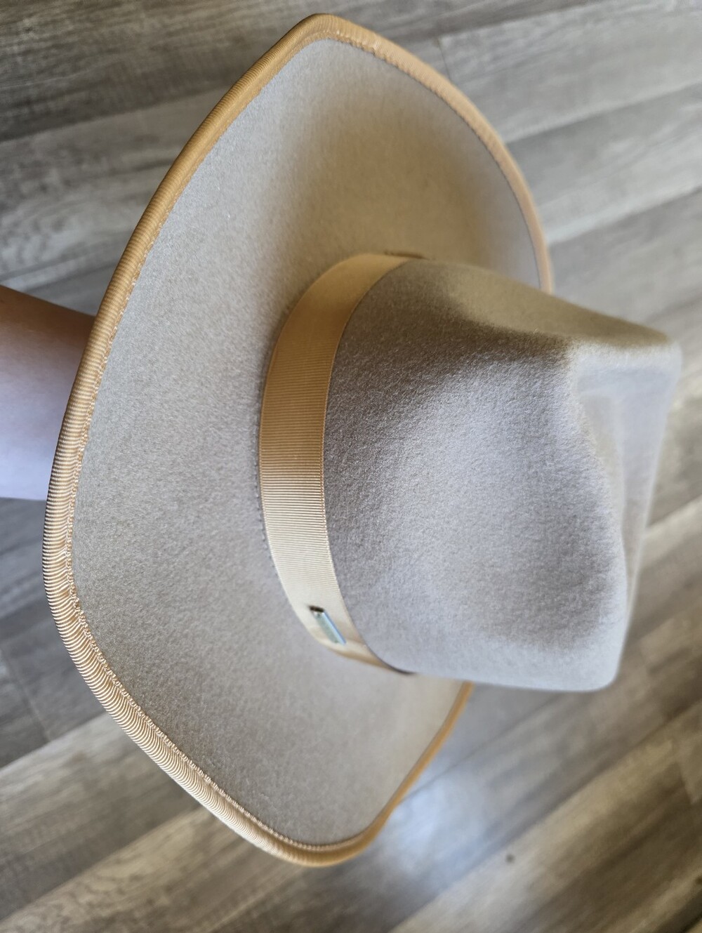 GIGI PIP WESTERN WOOL HAT Classic Brown Wool Felt Fedora coastal Cowgirl Rodeo - Picture 4 of 16